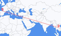 Flyreiser fra Roi Et Province, Thailand til Bilbao, Spania