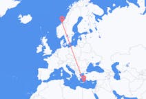 Flights from Sitia, Greece to Ørland, Norway