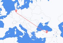 Vluchten van Hannover, Duitsland naar Sivas, Turkije