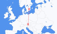 Flights from Ronneby, Sweden to Klagenfurt, Austria