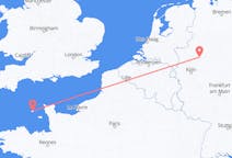 Flyreiser fra Saint Peter Port, Guernsey til Dortmund, Tyskland
