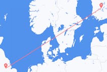 来自英格兰的出发地 诺丁汉目的地 芬兰坦佩雷的航班