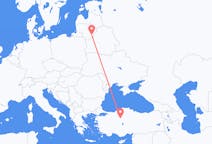 Flights from Ankara, Turkey to Vilnius, Lithuania