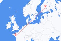 Flyreiser fra Nantes, til Jyväskylä