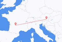 Flights from Brive-la-Gaillarde, France to Graz, Austria