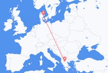 Flights from Kastoria, Greece to Aarhus, Denmark