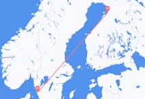 Voli da Göteborg, Svezia a Oulu, Finlandia