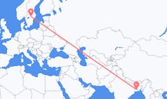 出发地 印度出发地 加尔各答目的地 瑞典厄勒布鲁的航班