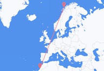 Flights from Agadir, Morocco to Andenes, Norway