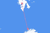 Flyreiser fra Hasvik, til Svalbard