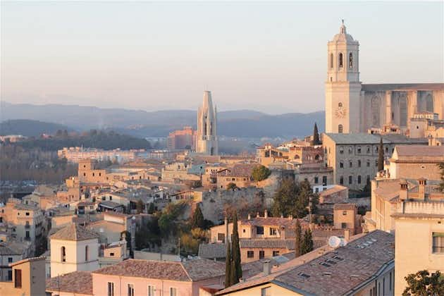 Girona leiðsögn með dómkirkjunni, arabísku böðunum og St Feliu basilíkunni
