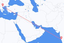 Flyreiser fra Goa, til Thessaloniki
