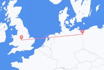 Flights from Birmingham, England to Szczecin, Poland