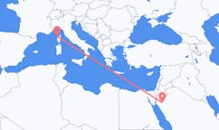 Flights from Tabuk, Saudi Arabia to Calvi, Haute-Corse, France