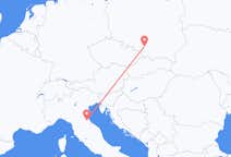 Flyrejser fra Katowice, Polen til Forli, Italien