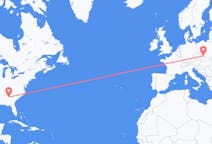 Flyreiser fra Atlanta, USA til Ostrava, Tsjekkia