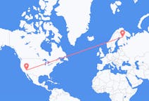 미국 라스베가스에서 출발해 핀란드 쿠사모에게(으)로 가는 항공편