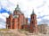 Photo of Uspenski Orthodox Cathedral Church in Katajanokka district of the Old Town in Helsinki, Finland.