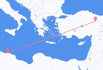 Flyg från Tripoli, Libyen till Sivas, Turkiet