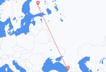เที่ยวบิน จาก บาทูมี, จอร์เจีย ถึงจีวาสกีลา, ฟินแลนด์