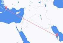 Flyrejser fra Bahrain Island til Rhodes