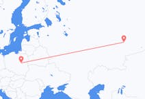 Flyreiser fra Yekaterinburg, Russland til Warszawa, Polen