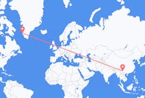 Flights from Kunming, China to Nuuk, Greenland