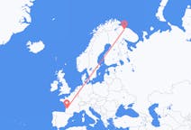Flights from Murmansk, Russia to Bordeaux, France