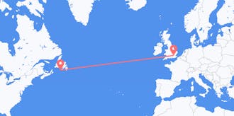 Flights from St. Pierre & Miquelon to the United Kingdom