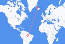 Vols de Sinop, Mato Grosso, le Brésil à Reykjavík, Islande