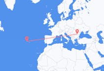 Flyrejser fra São Jorge, Portugal til Bukarest, Rumænien
