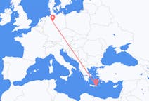 出发地 德国汉诺威目的地 希腊锡蒂亚的航班