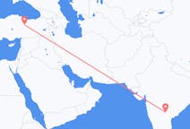 Flights from Hyderabad to Sivas