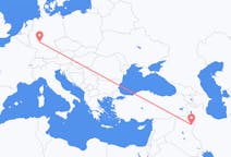 Flyreiser fra Suleimania, Irak til Frankfurt, Tyskland