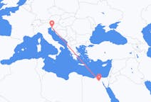 埃及出发地 開羅飞往埃及目的地 的里雅斯特的航班