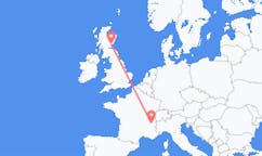 Voli da Chambéry, Francia to Dundee, Scozia