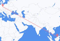 出发地 马来西亚美里目的地 德国莱比锡的航班