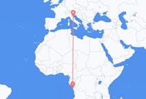 Flyreiser fra Cabinda, Angola til Rimini, Italia