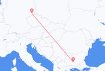 Loty z Płowdiw, Bułgaria z Drezno, Niemcy