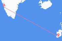 Flyreiser fra Cork, Irland, til Nuuk, Irland