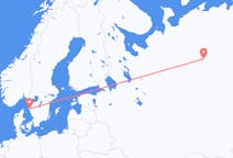 Flights from Ukhta, Russia to Gothenburg, Sweden