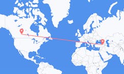 Flüge von Lloydminster, Kanada nach Erzurum, die Türkei