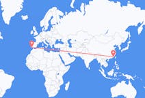 Flyreiser fra Xiamen, Kina til Faro, Portugal