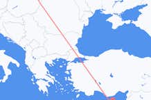 Lennot Debrecenistä Larnakaan