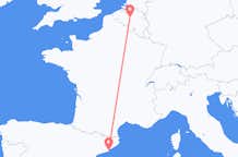 Flyreiser fra Brussel, Belgia til Barcelona, Spania