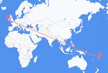 Flyreiser fra Labasa, Fiji til Shannon, Irland