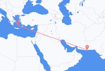 Flights from Gwadar, Pakistan to Santorini, Greece