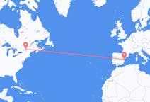Flights from Montreal, Canada to Castellón de la Plana, Spain