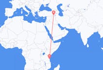 Flyreiser fra Dar-es-Salaam, til Hakkâri