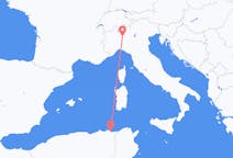 出发地 阿尔及利亚出发地 安纳巴目的地 意大利米蘭的航班